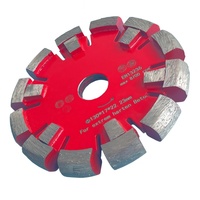 Disco de diamante para soldadura láser de calidad europea de 130 mm con segmentos curvos para hormigón extremadamente duro