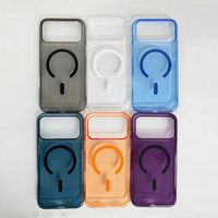 Funda Magnética Transparente Ultrafina para Teléfono con Carga Inalámbrica, con Marco de Orificio Grande para iPhone 18 17 16, Disponible en Stock