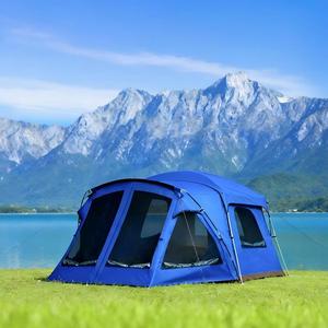 Tente de plage extérieure, abri de camping imperméable et épaissi, tente instantanée multi-personnes pour le camping de nuit en pleine nature - Product Image 2