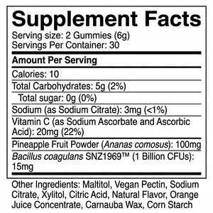 Gomitas para la Salud Femenina con Piña, Bacillus Coagulans y Vitamina C para el Equilibrio del pH, Marca Privada OEM ODM - Product Image 6