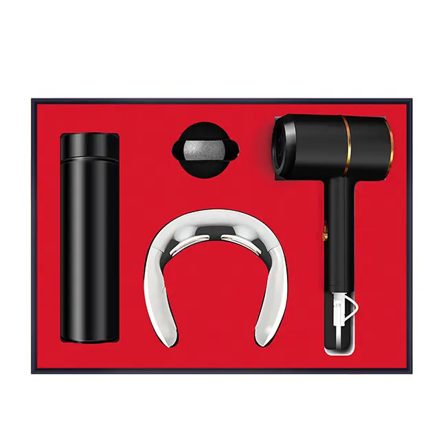 Tendências 2023 Idéias Itens 304 Stainless Steel Business Gift Sets Com Secador de cabelo Brindes promocionais para homens