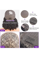 Perruque fabriquée à la machine sans dentelle, dentelle transparente, 10-26 pouces, perruque lisse avec frange, densité 210%, cheveux humains brésiliens, pour femmes noires