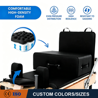 Cama de Pilates Profesional Ajustable de Madera para Estudios de Yoga y Fisioterapia con Soporte de Material Personalizado para Uso Comercial