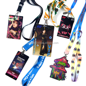 Passe de visiteur Prostek en plastique perforé avec support magnétique, <span class=keywords><strong>carte</strong></span> VIP pour le personnel d'événement avec cordon, impression offset - Product Image 3