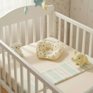 Oreiller en <span class=keywords><strong>coton</strong></span> doux pour nouveau-né, soutien <span class=keywords><strong>de</strong></span> la tête, oreiller <span class=keywords><strong>de</strong></span> sommeil pour bébé, oreiller <span class=keywords><strong>de</strong></span> confort pour toutes les saisons, vente chaude en gros - Product Image 1