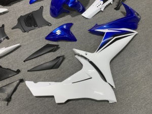 Carenado Personalizado Azul y Blanco para GSXR600/750 <span class=keywords><strong>K11</strong></span> con Orificios de Montaje y Cuerpo de Inyección - Product Image 4
