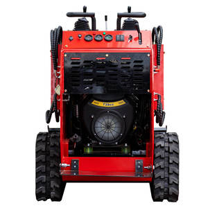 Mesin pemuat pengemudian selip <span class=keywords><strong>Mini</strong></span> tugas berat terbaik dengan sikat pegangan tunggul Bucket - Product Image 4