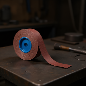 Rollo de tela abrasiva de corindón Ttake Ab1050, grano 240, 50x50000 mm, para pulido de metales - Product Image 3