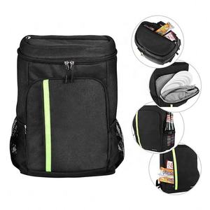 Sac à dos isotherme pour pique-nique, grande capacité, noir, imperméable, réutilisable, avec logo personnalisé imprimé - Product Image 5