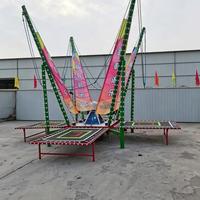 Parc d'attractions pour adultes et enfants, jeu de sport gonflable portable, saut à l'élastique 4 en 1 à vendre