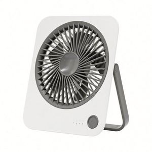 Ventilateur portable ultra-fin rechargeable, mini ventilateur de bureau USB, 3 vitesses, pour le bureau, la maison, les voyages, ensemble cadeau personnel - Product Image 1