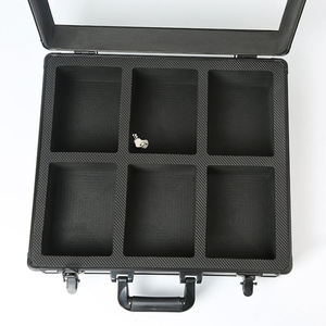 Boîte de rangement en acrylique transparente anti-poussière à 6 compartiments pour cartes TCG et cartes à collectionner – Vente en gros - Product Image 6