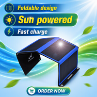 2026 Bester Preis Solarmodul Hochwertige Sunpower 21W Flexible Faltbare Solarpanele in Verschiedenen Farben Schneller Versand Solarladegerät