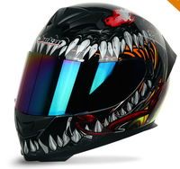Casques de moto ZoomLon 2025 avec lentilles colorées plaquées, casques intégraux avec doublure amovible et lavable pour moto