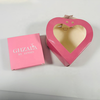 Individuell Bedruckte Künstlerische Trendige Feiertags-Geschenkboxen in Rosa Recycelbare Karton-Geschenkboxen für Schokolade und Süßigkeiten