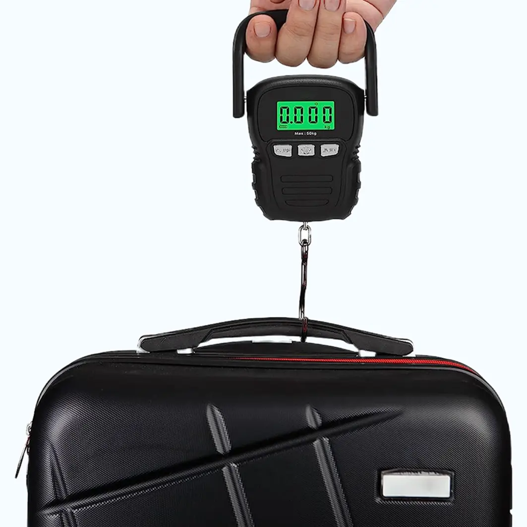 Moda Usb şarj edilebilir elektronik dijital asılı bavul seyahat tartı bagaj el bagaj tartı