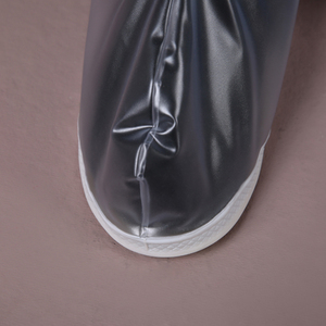 Couvre-chaussures réutilisables de chaussures imperméables légères avec des couvre-chaussures en plastique antidérapants de tirette - Product Image 6