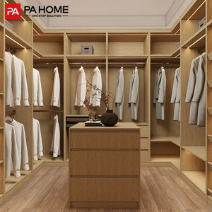 Système de rangement d'angle en L classique en <span class=keywords><strong>bois</strong></span> massif PA pour chambre à coucher, <span class=keywords><strong>commode</strong></span> et armoire à vêtements - Product Image 3