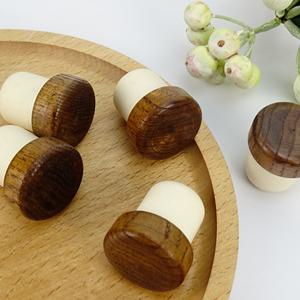 Corcho de madera al por mayor corcho de madera personalizado <span class=keywords><strong>vino</strong></span> <span class=keywords><strong>tinto</strong></span> botella de champán tapón de corcho - Product Image 2