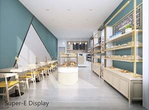 เคาน์เตอร์<span class=keywords><strong>จัด</strong></span>แสดงขนมปังและเค้กที่ทันสมัยเฟอร์นิเจอร์ไม้เบเกอรี่การตกแต่งภายในแบบครบวงจร - Product Image 2