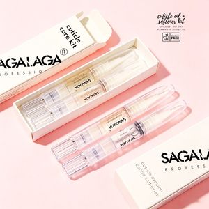 Kit de soin des cuticules 1ML SAGALAGA, stylo à huile réparatrice des cuticules, traitement hydratant en profondeur pour la manucure, pour réduire les cuticules qui se détachent - Product Image 1