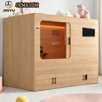 Capsule Bed Sleeping Pods Capsule Lit d'hôtel avec système de ventilation et de circulation d'air pour les maisons de location et les auberges de jeunesse