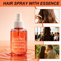 Brume parfumée capillaire de luxe à marque privée, sans alcool, parfum longue durée 8H, spray de soin capillaire, fini brillant et soyeux, prix usine
