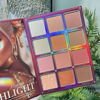 Palette de fards à paupières transfrontalière Beauty Beast Book 71 couleurs, fard à paupières waterproof, illuminateur, contour, blush, rouge à lèvres tout-en-un