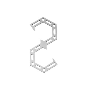 ตะขอรูปตัว S สแตนเลสสำหรับการตั้งแคมป์กลางแจ้ง รับน้ำหนักได้ 30 กก. ตะขอเก็บของแบบคาราบิเนอร์ - Product Image 3