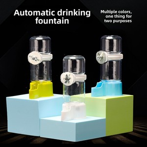 Abreuvoir automatique pour oiseaux en plastique avec des bols ronds transparents de 140 ml, grande capacité pour les perroquets, les pigeons et les stérimands - Product Image 3