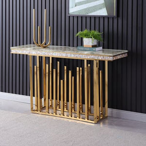 Mesa de <span class=keywords><strong>consola</strong></span> de lujo moderna para sala de estar, mesa de entrada decorativa para pasillo moderno más Popular <span class=keywords><strong>estrecha</strong></span> de lujo - Product Image 6