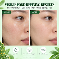 Stick multi-balsamique raffinant les pores à l'extrait de cactus, marque privée, 20g, avec Squalane, Zinc PCA, Adénosine, Caféine, Soin du visage coréen
