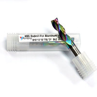 Fabricants de fraises à bout HSS, fraises à bout en acier rapide, revêtement DLC pour l'aluminium, diamètre 6 mm, outil de coupe CNC de précision