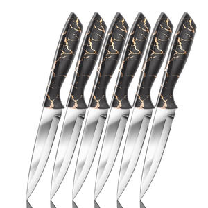 Ioko Nhật Bản Kim Loại Bít Tết Dao Đặt Cắt Thịt Bò Gà Rau Vịt Ngỗng Thịt Với Nhựa Xử Lý - Product Image 1