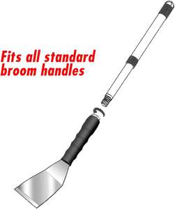 มีดขูดสีสแตนเลสสำหรับงานซ่อมแซมผนังยิปซัม ขูดวอลเปเปอร์ <span class=keywords><strong>ปูน</strong></span>ปลาสเตอร์ กาวซีเมนต์ - Product Image 4