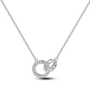 Collier en or étoile filante et lune - <span class=keywords><strong>Pendentif</strong></span> de luxe pour femme, design petite étoile, pour soirée de fiançailles - Product Image 4