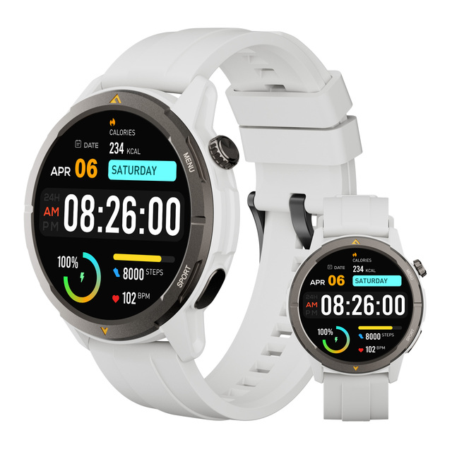 AGM W1 GPS Smart Watch Unisex AMOLED Display Water Proof 5ATM IP68 GPS Navigation Activity Tracker Sedentary Reminder Health