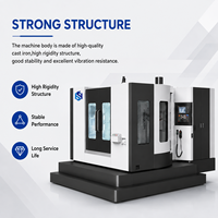 Nouveau centre d'usinage horizontal CNC industriel robuste BT50 avec magazine à 24 outils, haute productivité, moteur