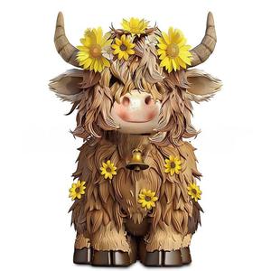 Figurine d'animal de <span class=keywords><strong>zoo</strong></span> en résine peinte à la main Witt, décoration d'Halloween pour la maison et le jardin, cadeau pour l'entrée de la famille - Product Image 6