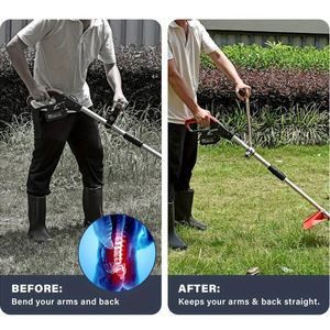 Extension de poignée de <span class=keywords><strong>tondeuse</strong></span> à gazon ergonomique réglable, poignée souple en alliage d'aluminium, taille-haie de jardin confortable - Product Image 5