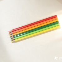 Ensemble de crayons de couleur néon en plastique certifié CE&EN71, non toxique, 6 couleurs, diamètre de mine de 0,26 mm, modèle pour étudiants et enfants