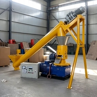 Kleine biomassa pelletmolen |   Huis- en kleine fabrieksgebruik, verwerking van pinda-schillen, houten platte matrijspelletmolen