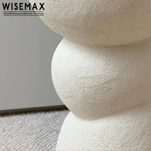 WISEMAX moderno <span class=keywords><strong>Exterior</strong></span> redondo pequeño hormigón <span class=keywords><strong>mesa</strong></span> de centro sala de estar cemento taburete <span class=keywords><strong>lateral</strong></span> para balcón Patio al aire libre <span class=keywords><strong>mesa</strong></span> de té - Product Image 4