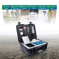Détecteur portable de nutriments du sol, de traces et de métaux lourds, équipement d'analyse des engrais pour pelouses et plantations avec réactifs