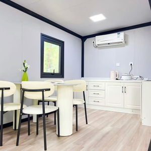 Maison conteneur préfabriquée de luxe, modulaire, mobile, pliable, extensible, de style moderne du milieu du siècle, portable, pour chambre à coucher, 20FT 40FT, pour complexe hôtelier - Product Image 2