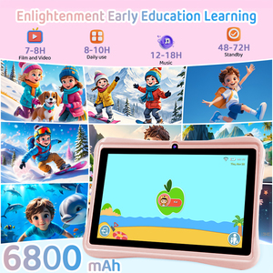 Tablet infantil con cámaras duales de 5MP con Android 14, de 7 pulgadas IPS, 16GB + 1TB, GPS y juegos integrados - Product Image 3