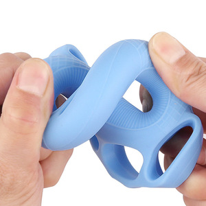 Renforceur de préhension en silicone pour les doigts, entraîneur de rééducation portable pour l'entraînement de la force, logo personnalisé - Product Image 2
