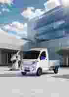 LINXYS G050P-L Nouveau mini-camion électrique 4x2 à conduite à gauche, siège simple, fourgonnette de transport express avec coffre arrière
