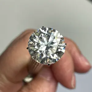 Fabbrica sciolto certificato Gra 5mm incolore Moissanites fornitore VVS Diamond Aretes De Moissanite Tester