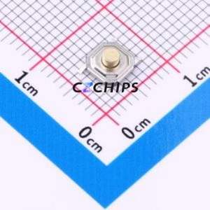 SH-TS-1187-25-250gf Tactile Switch SMD-4P,5.2x5.2mm Switch Single Pole Single Throw Round Button 2.5N Vertical Mount - Product Image 1